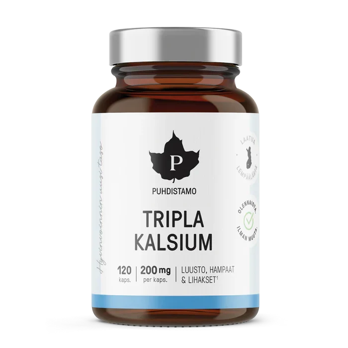 Puhdistamo Tripla Kalcium 120 kapslar