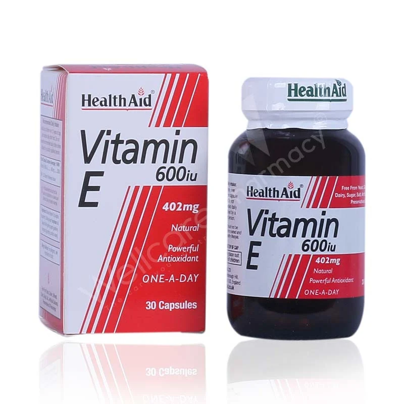 Health Aid Vitamin E 600iu Capsules 30'S
