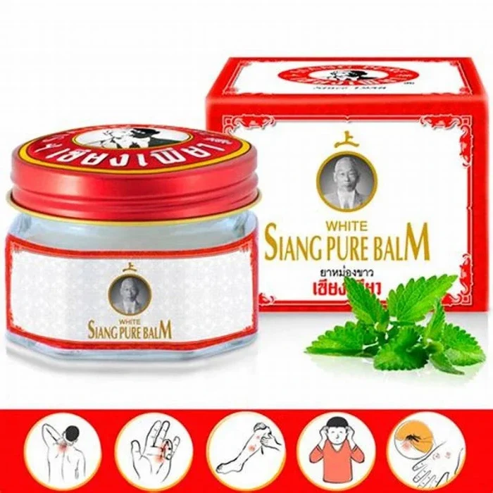 Baume Siang Pure Blanc à l'huile essentielle de Menthe