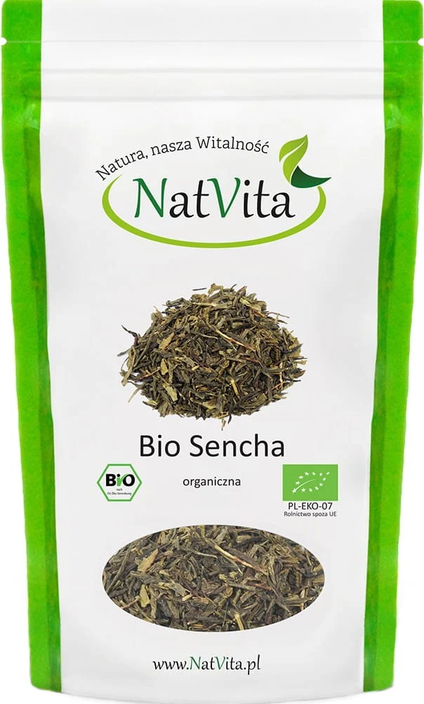 Bio-Sencha-Grüntee 100 g NatVita MHD: 09-2026