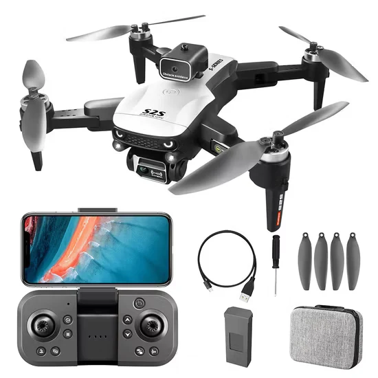 S2S Quadcopter Drone 4K med App-styring og Live View