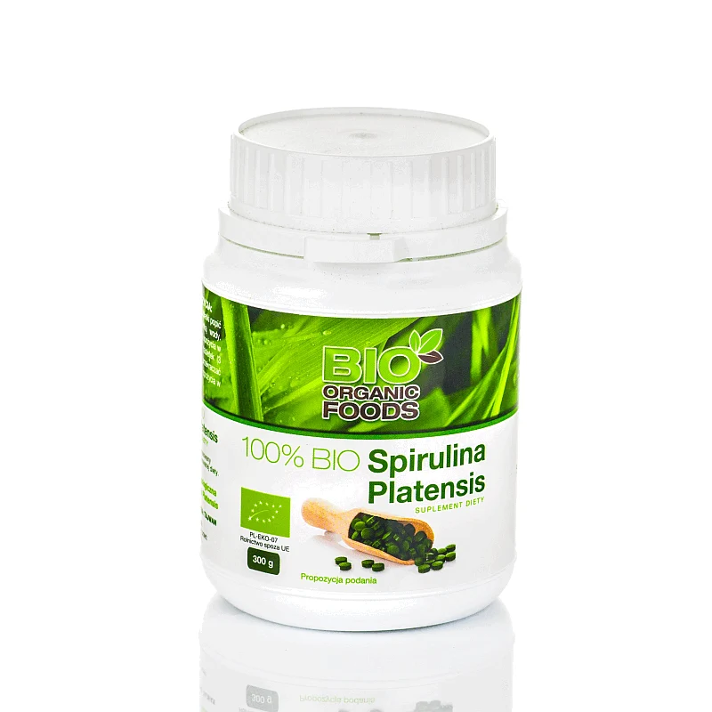 SPIRULINA PLATENSIS BIO (250 mg) 1200 TABLETTEN - BIO ORGANIC FOODS