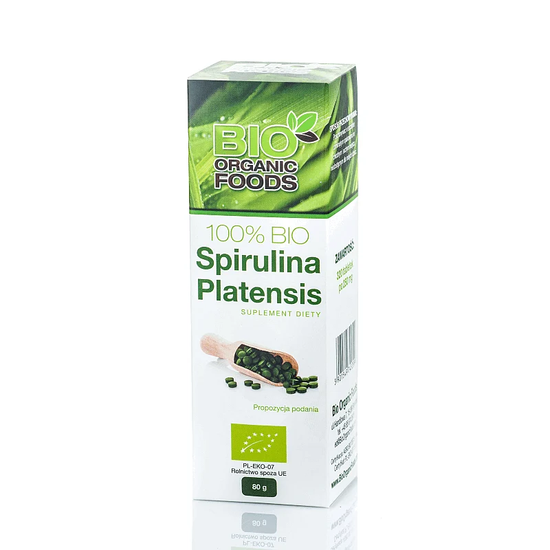 SPIRULINA PLATENSIS BIO (250 mg) 320 TABLETTEN - BIO ORGANIC FOODS