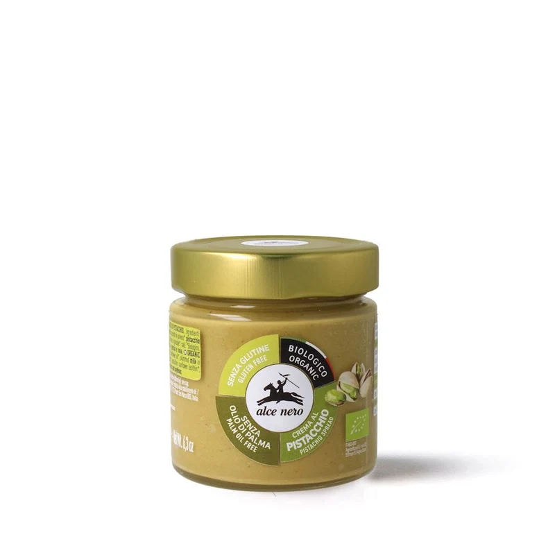 Glutenfreie Pistaziencreme BIO 180 g - ALCE NERO