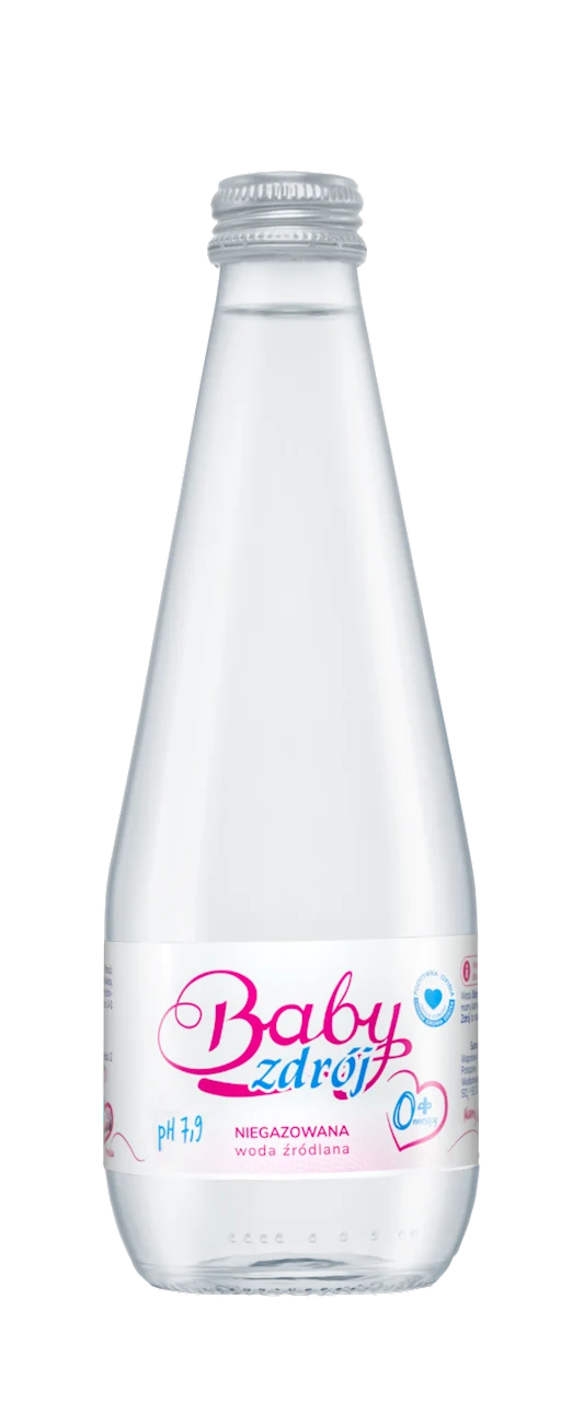 Quellwasser ohne Kohlensäure 330 ml (Glas) - AQUA EAST (BABY ZDRÓJ)