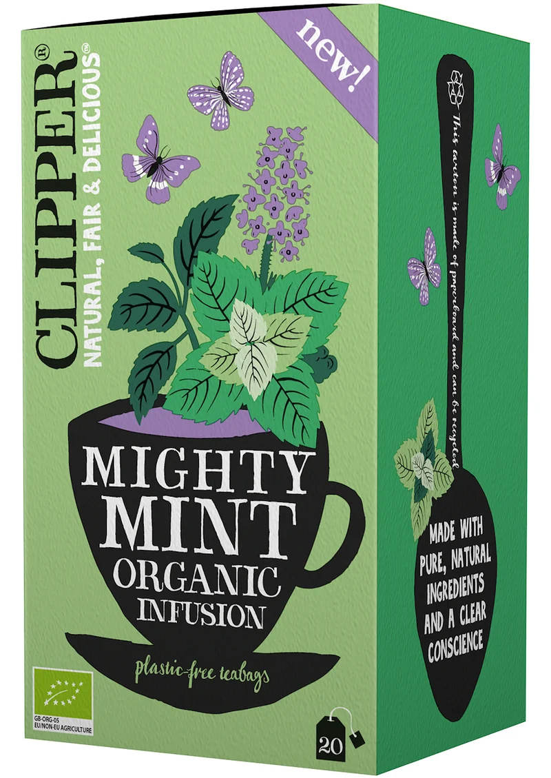 MIGHTY MINT BIO (20 x 1,6 g) 32 g - CLIPPER