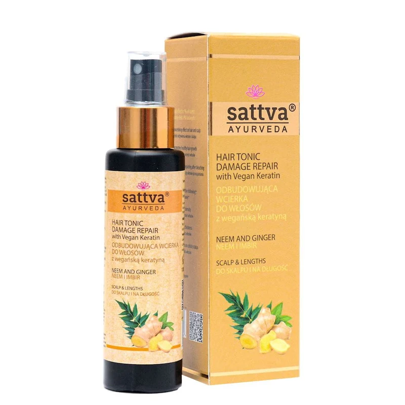 NEEM & IMBIR RECOVERING HEAD SKIN WIPER 100 ml - SATTVA (AYURVEDA)