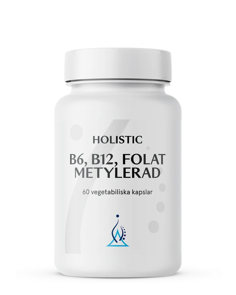 B6 B12 Folat metylerad, 60 kapslar