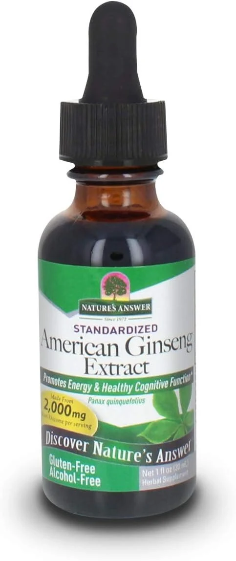 NATURE'S ANSWER Amerikanischer Ginseng-Extrakt (30 ml)