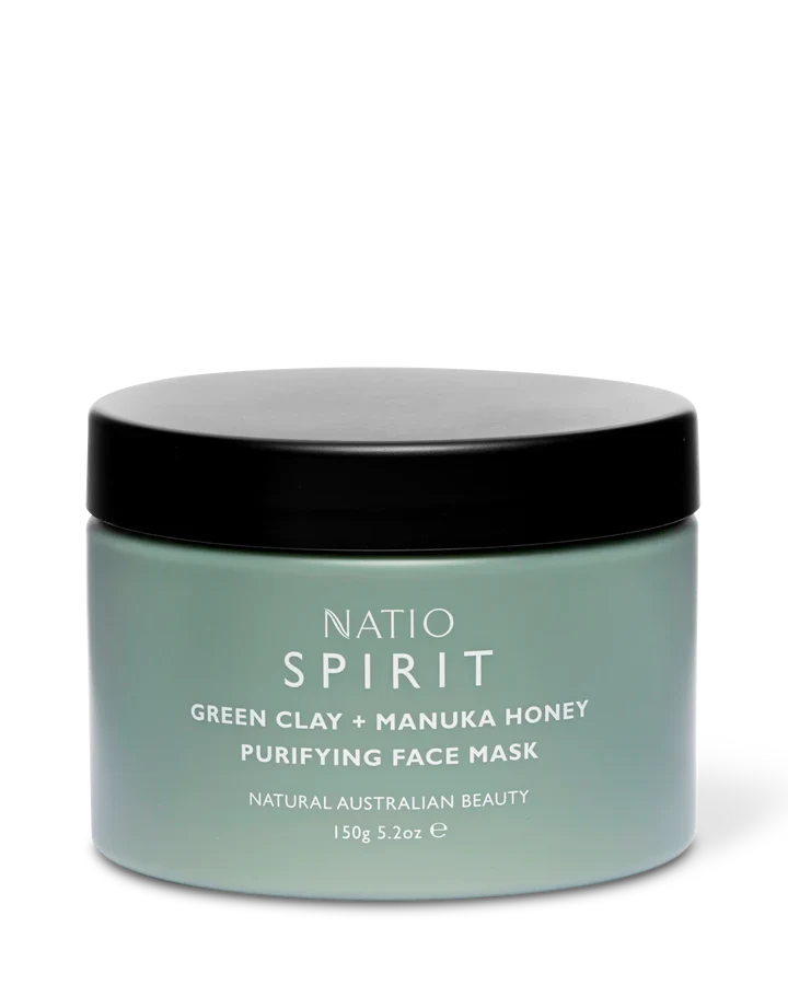 Natio Spirit Clay + Manuka Honey Purifying Face Mask