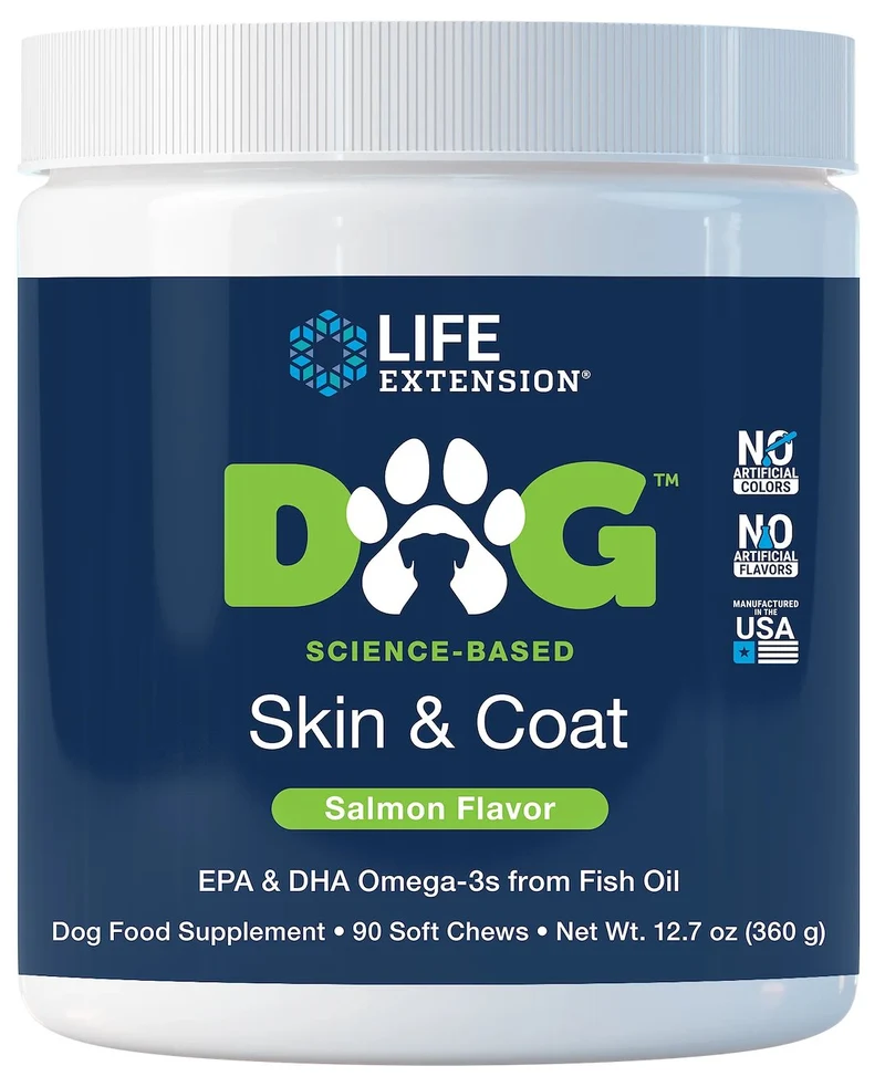 LIFE EXTENSION Hundehaut & Fell (90 Kautabletten)