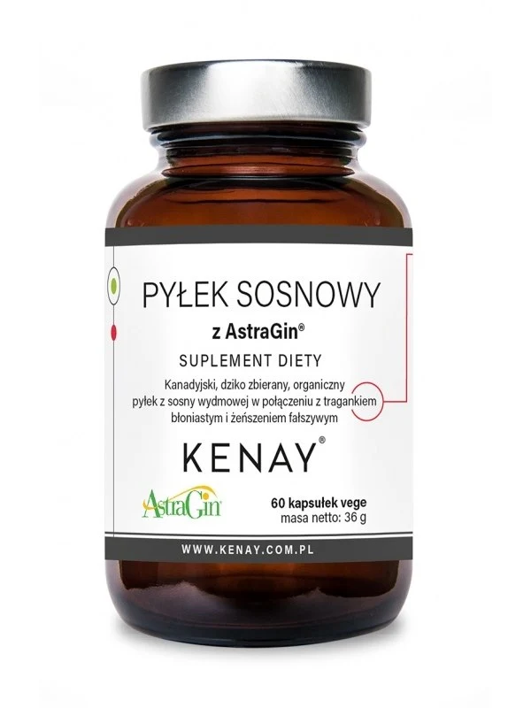 KENAY Pinienpollen mit AstraGin (60 Kapseln).