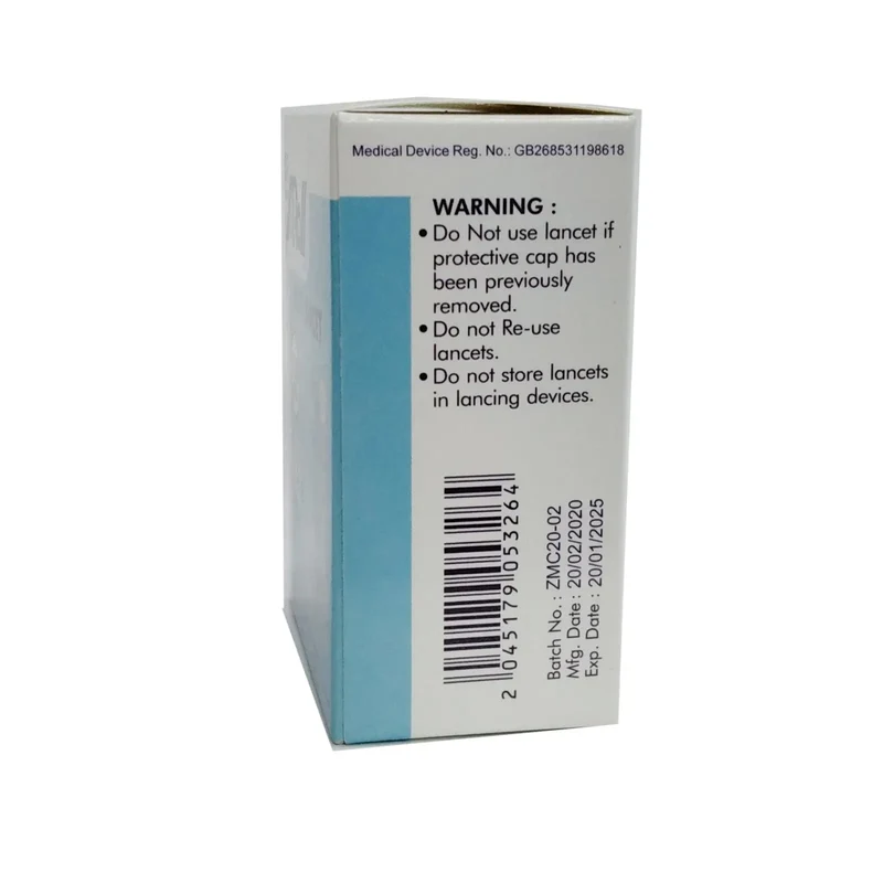 Aross Flat Sterile Lancets 28g 100s