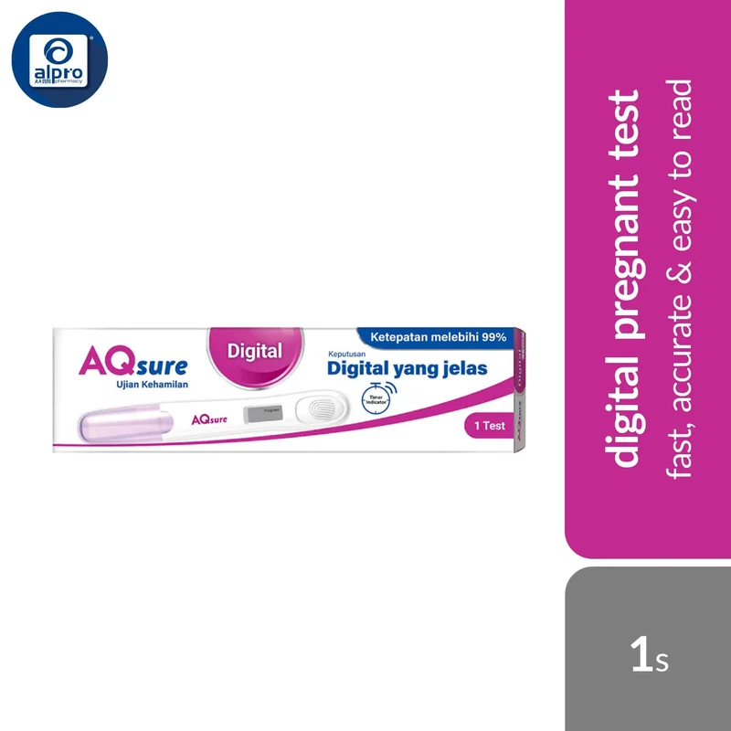 AQsure Digital Pregnancy Test 1s | Fast, Accurate & Easy To Read