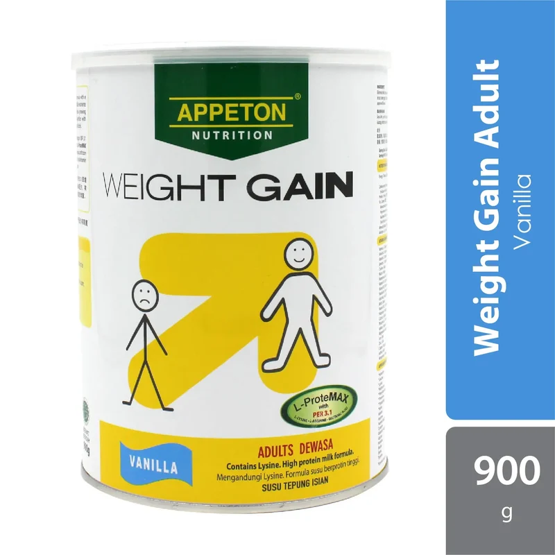 Appeton Weight Gain Adult Vanilla 900g | Helps Gain Weight Healthily