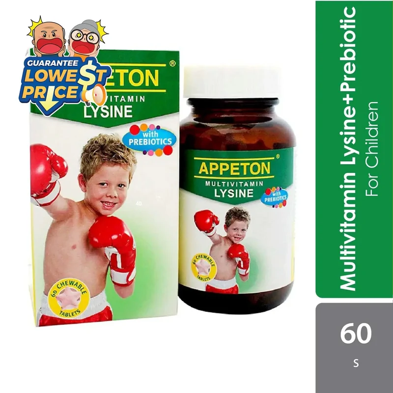 Appeton Multivitamins Lysine & Prebiotic 60s | Digestive Care