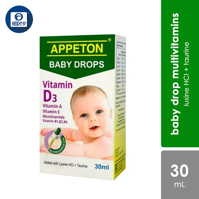 Appeton Baby Drops 30mL | Baby Multivitamins