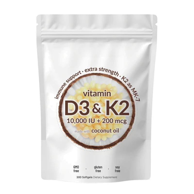 Högdoserade D3 & K2 mjukgelkapslar