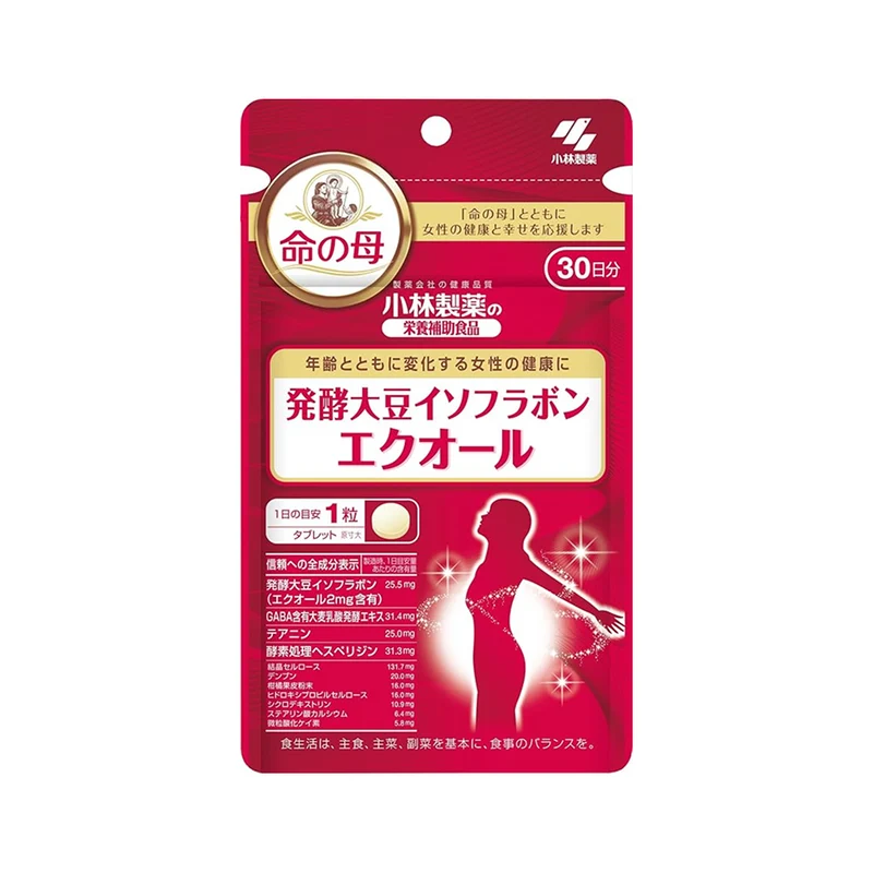 Inochi no Haha Equol | Japanese Menopause Supplement with S-Equol | 30-Day Supply