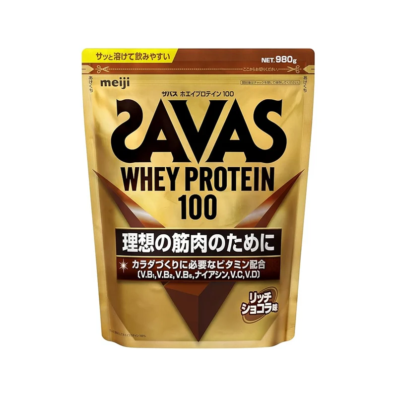 Meiji Savas Whey Protein | Japanese Protein Powder for Muscle Support | 980g