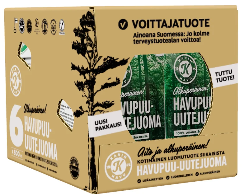 Barrträdsextrakt Dryck, 6 x 500 ml