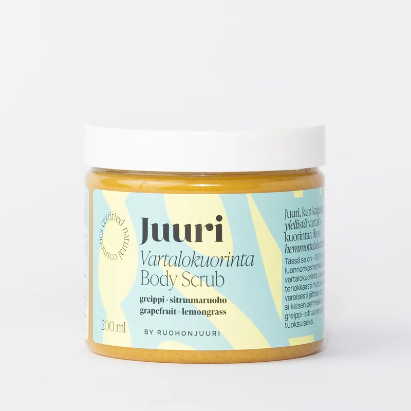Juuri Kropps skrubb, grapefrukt-citrongräs, 200 ml