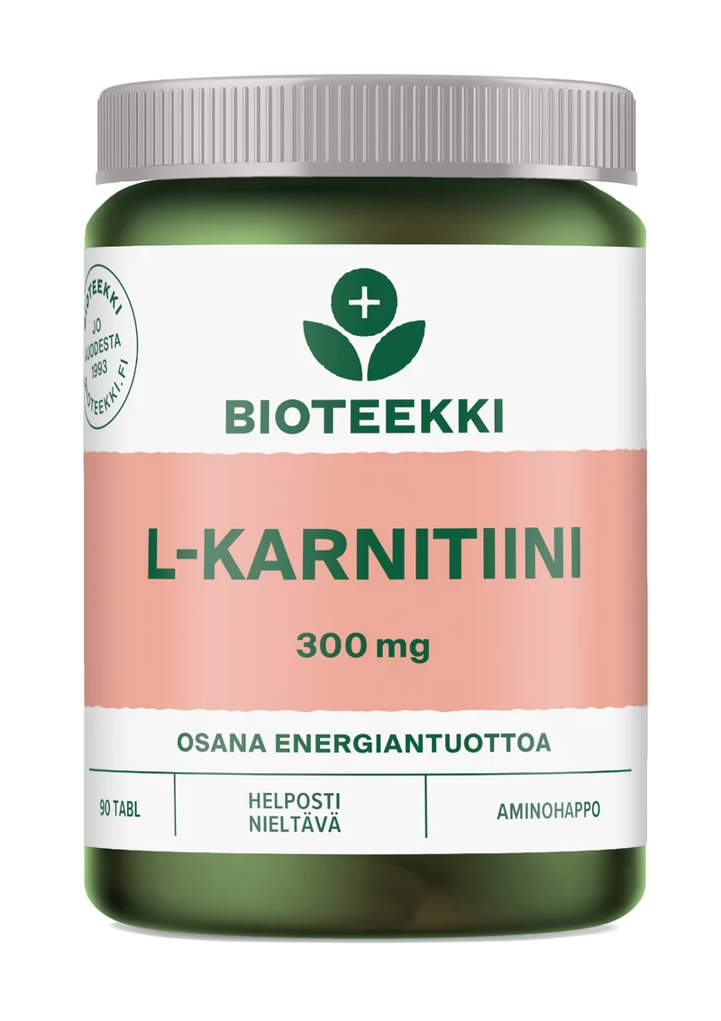 Bioteekki L-Karnitin 300 mg 90 tabl.