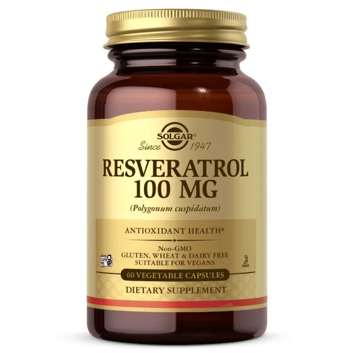 SOLGAR Resveratrol - Resveratrol 100 mg (60 Kapseln)