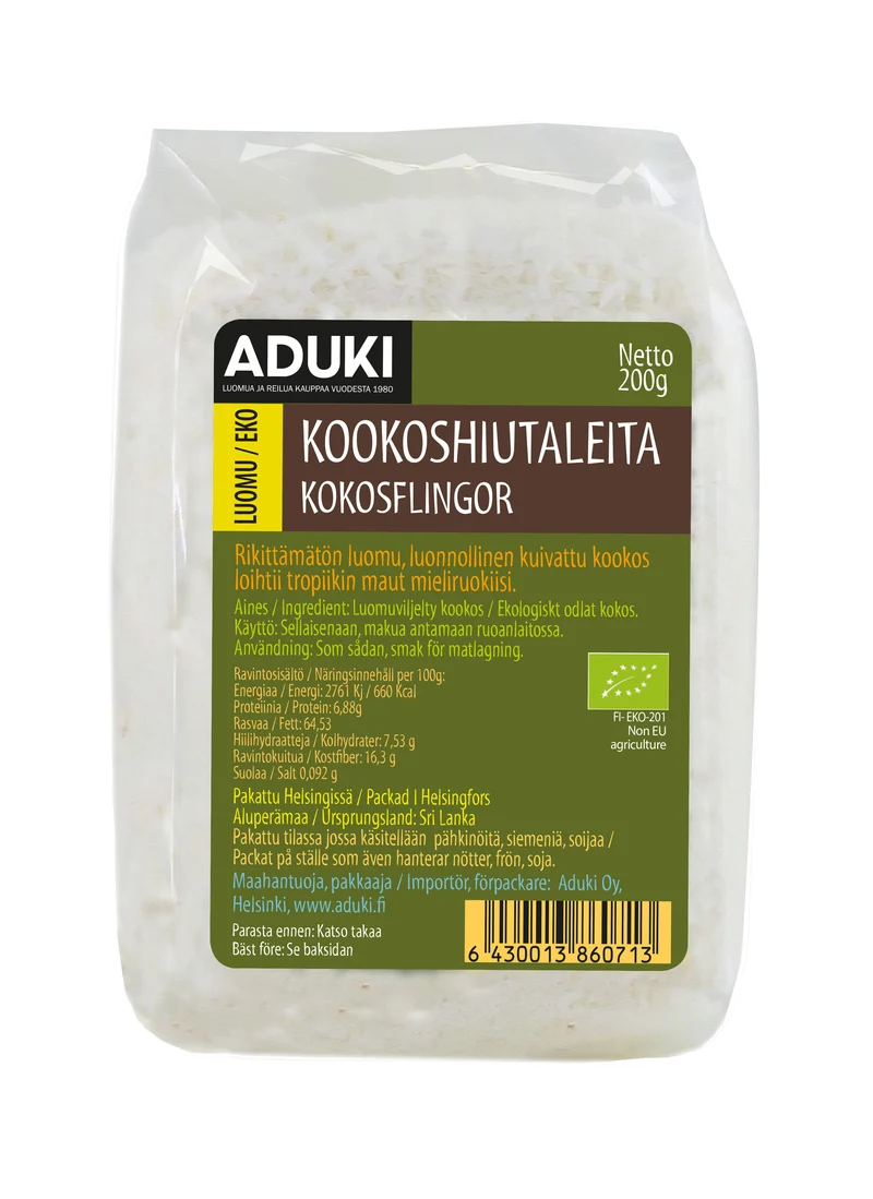 Kokosflingor, 200 g