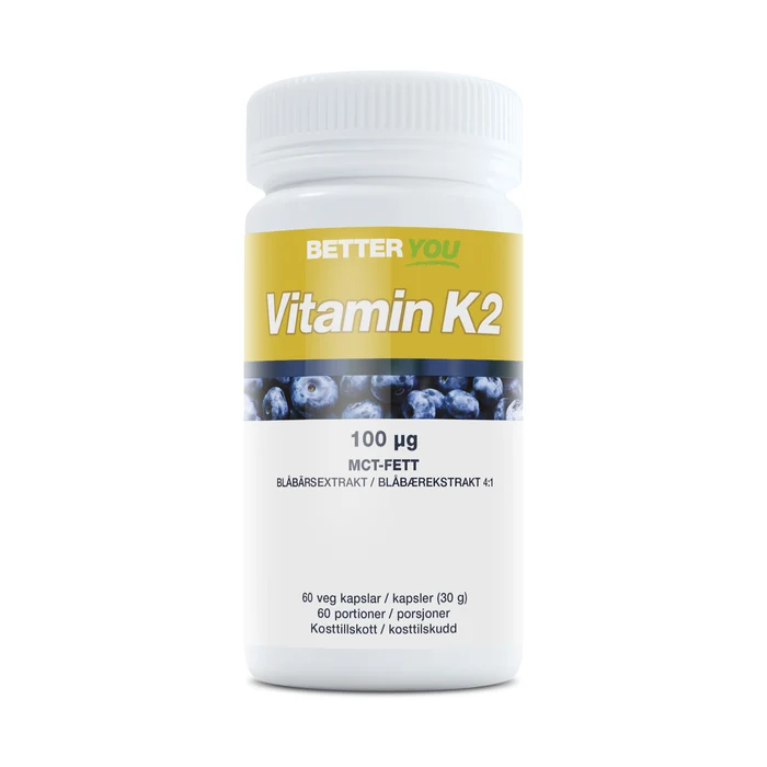 Vitamin K2 100 µg 60 kapslar