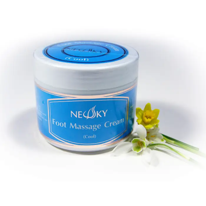 Crème de Massage Spéciale Pieds Newsky - 300ml / 1000ml. Effet Frais & Relaxant