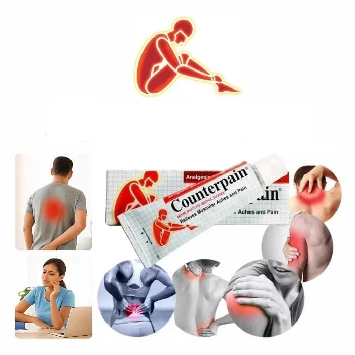 Gel Counterpain Chaud : Soulage les Douleurs Musculaires et Articulaires