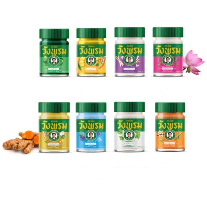 Coffret Baume Wang Prom aux huiles essentielles Thaïlandaise