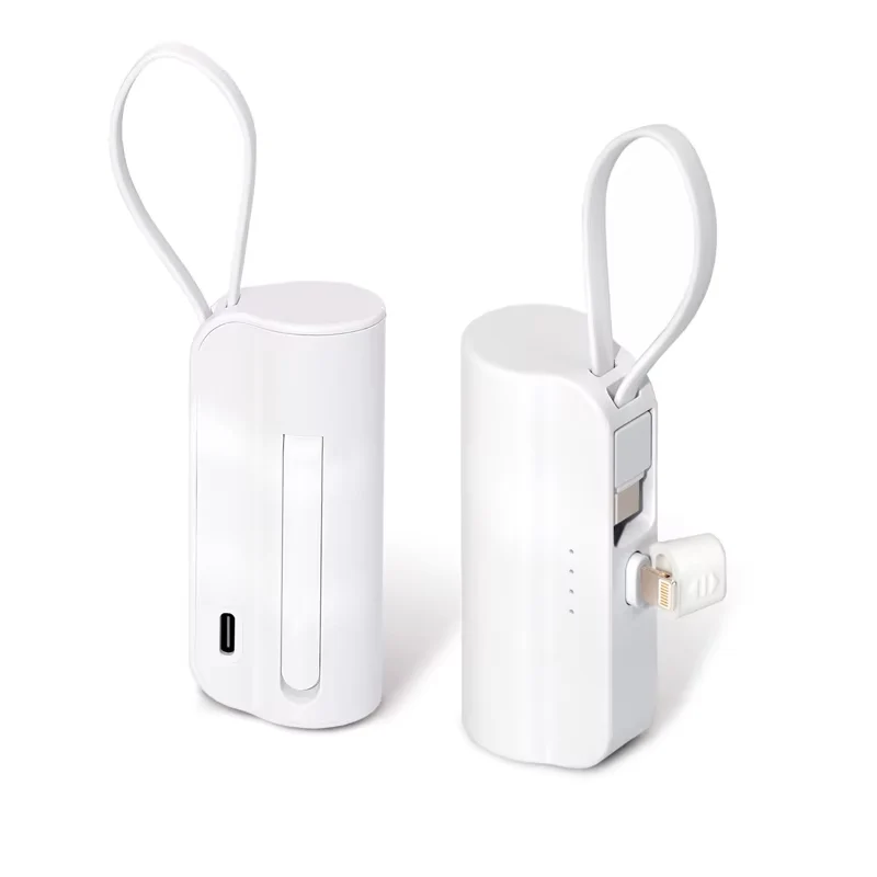 5000 mAh power bank med kickstand