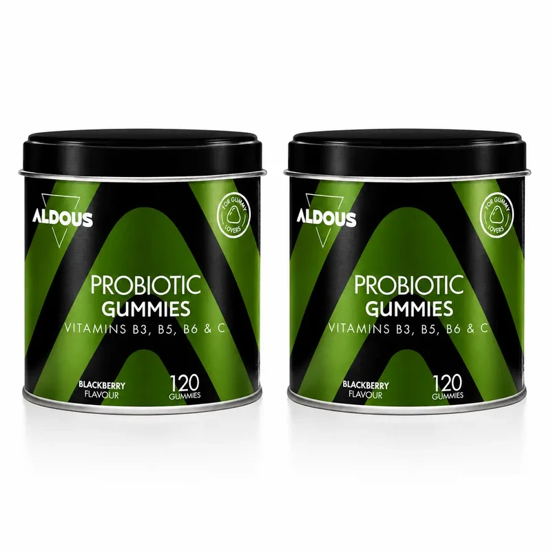 Aldous Bio Probiotics With Vitamins In Gummies , 120 , pack 2