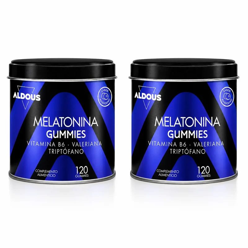 Aldous Bio Melatonin , 120 Gomas , embalagem 2