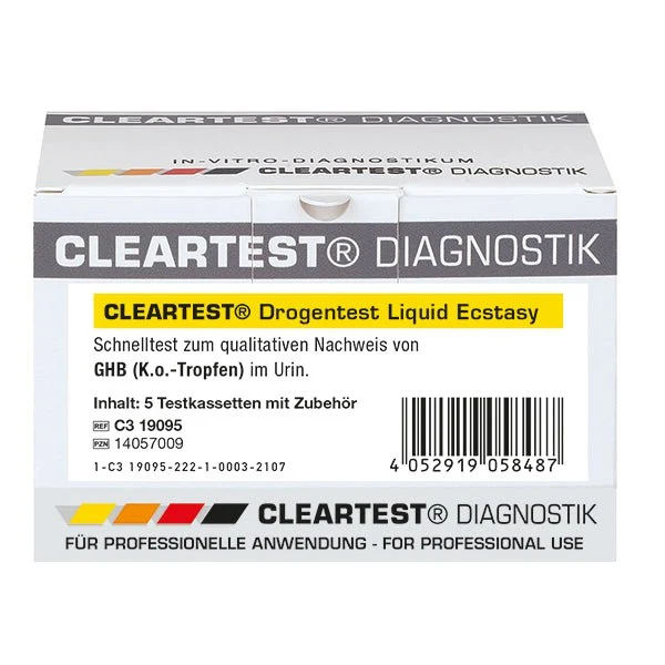 Cleartest drogtest, flytande ecstasy individuellt test | Styck (1 test)