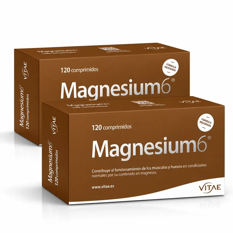 Vitae Magnesium6, 120 comprimidos, embalagem de 2