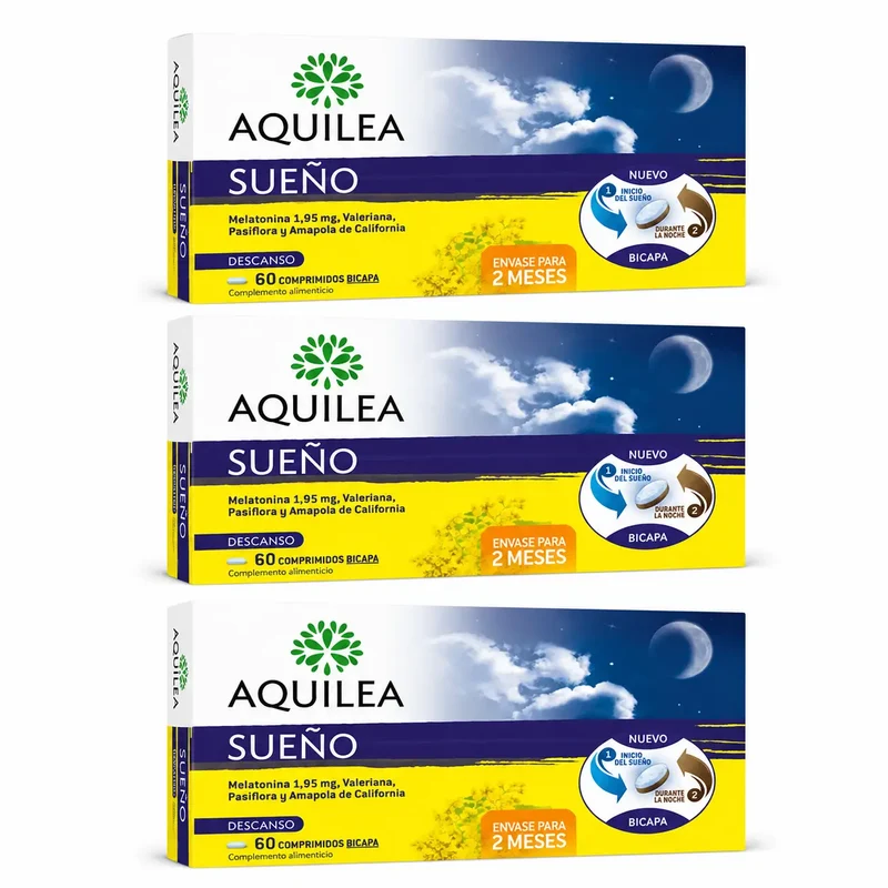 Aquilea Sueño, 60 dual-layer tablets, pack of 3
