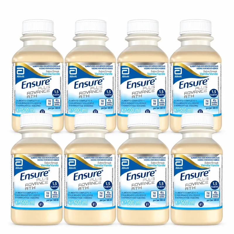 Ensure Plus Advance R.T.H 8 R.T.H Vanilla, 500 Ml