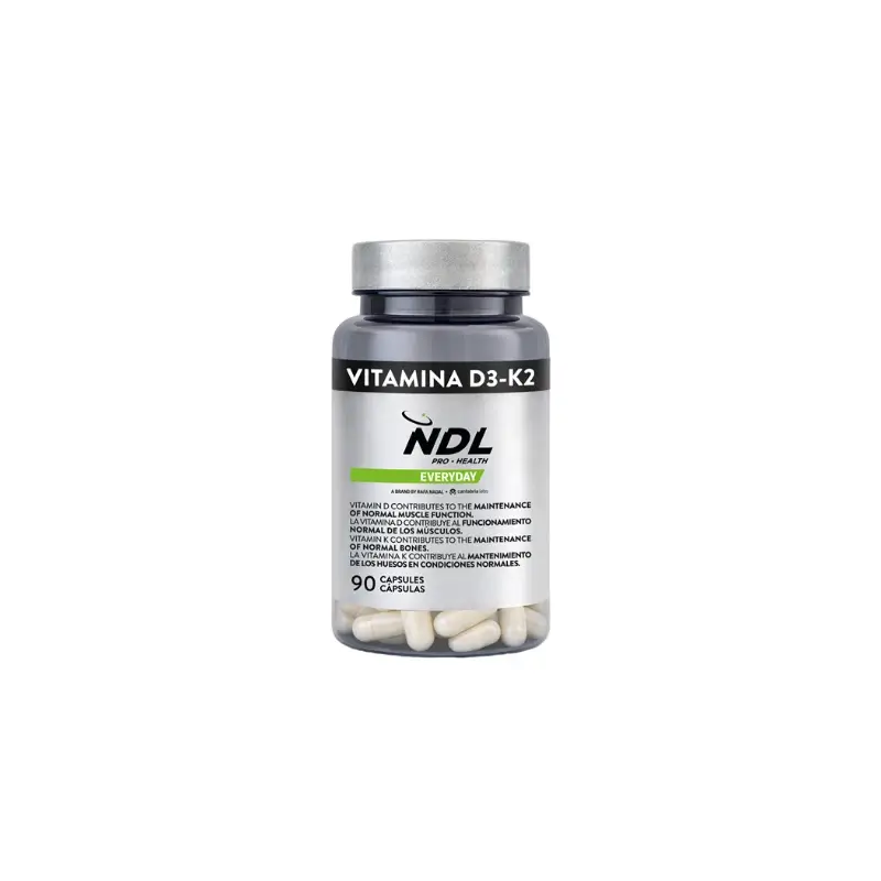 Ndl Pro-Health Vitamina D3 e K2, 90 cápsulas