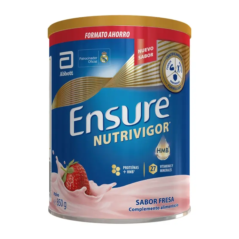 Ensure Nutrivigor Sabor a Morango, 850 g