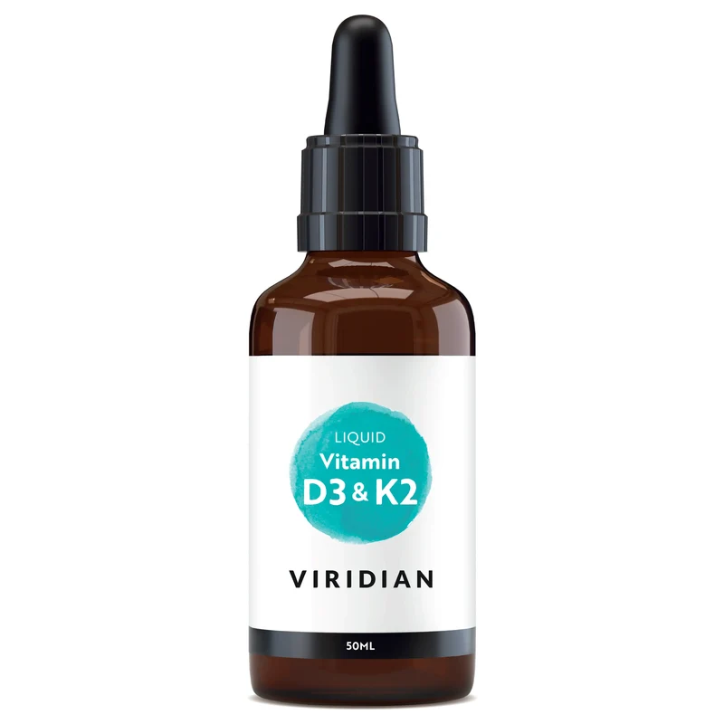 Viridian Vitamin D3 & K2 Liquid - 50Ml, 50 ml