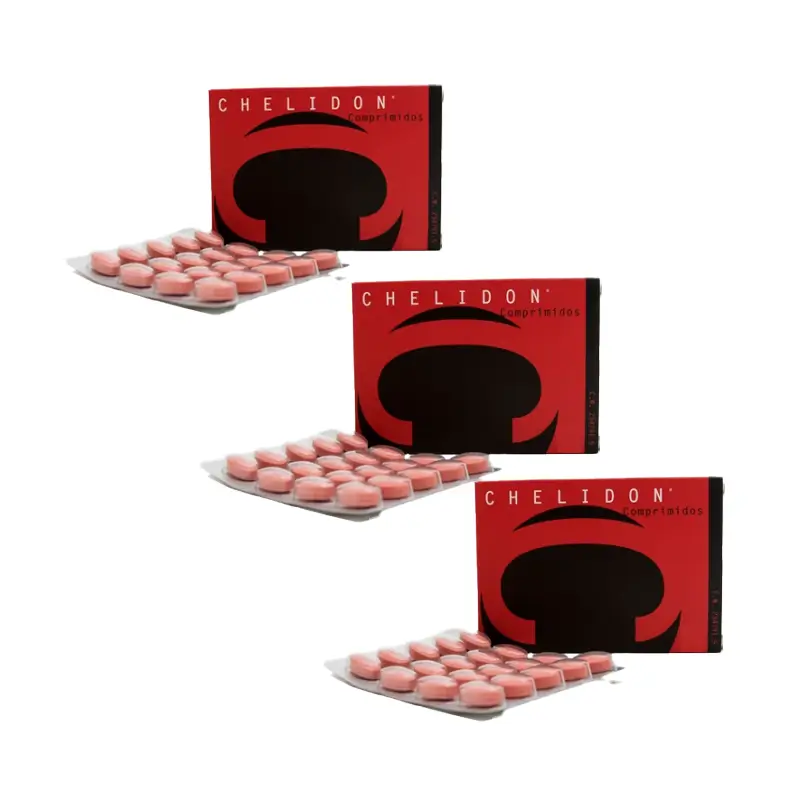 Chelidon Pack of 60 Tablets x3