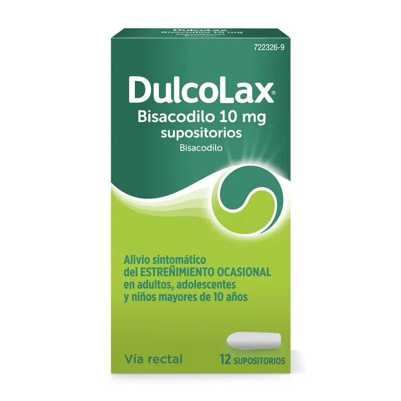 Dulcolax Bisacodyl 10 mg, 12 suppositories