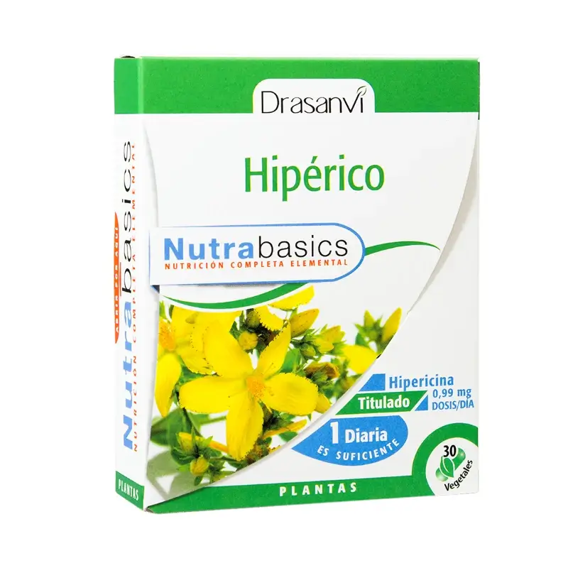 Drasanvi Hyperic 30 Cápsulas Nutrabasicos Drasanvi Frasco