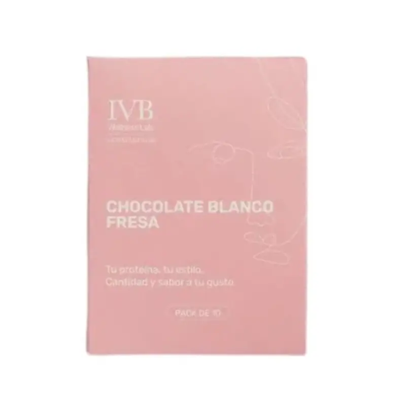 Ivb Wellness Lab Go&Start Line Sticks Sabor Chocolate Branco - Morango, 10 sticks