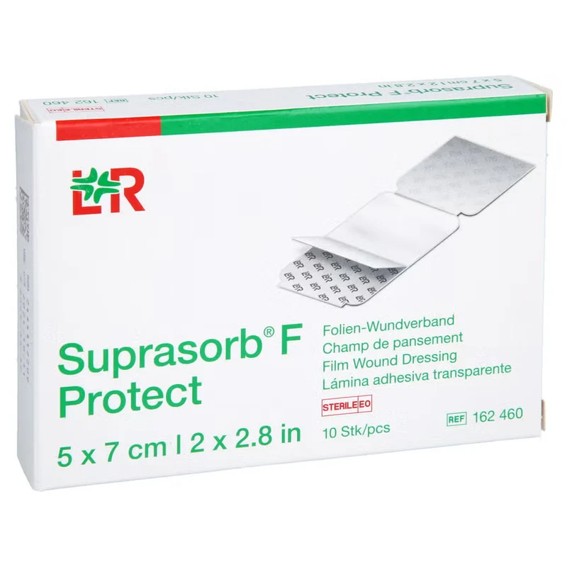 Suprasorb F Protect, sårplåster, 5 x 7 cm, sterilt | Förpackning (10 stycken)