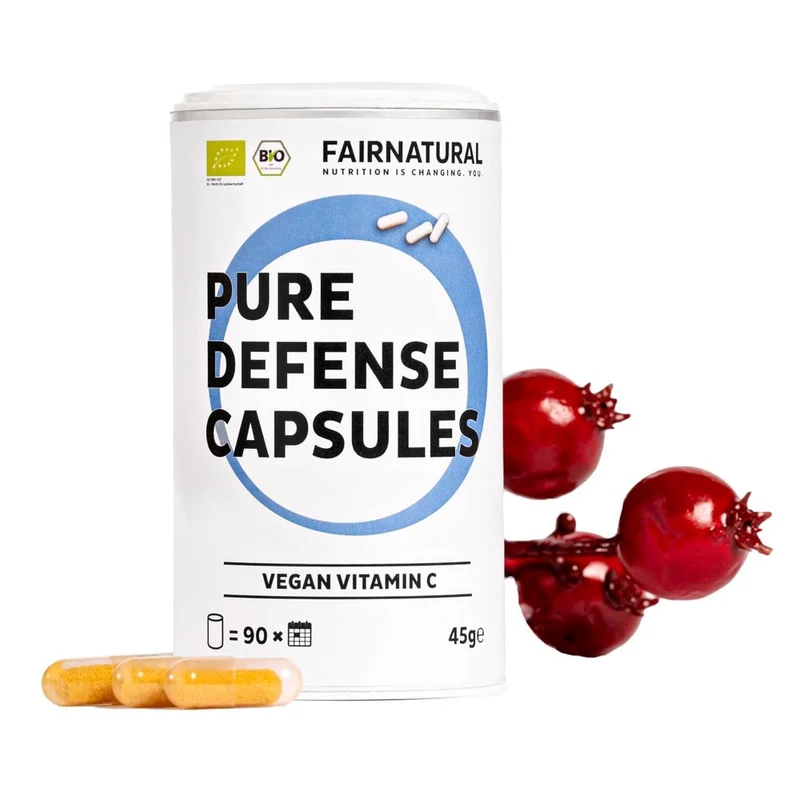 Ekologiska vitamin C-kapslar