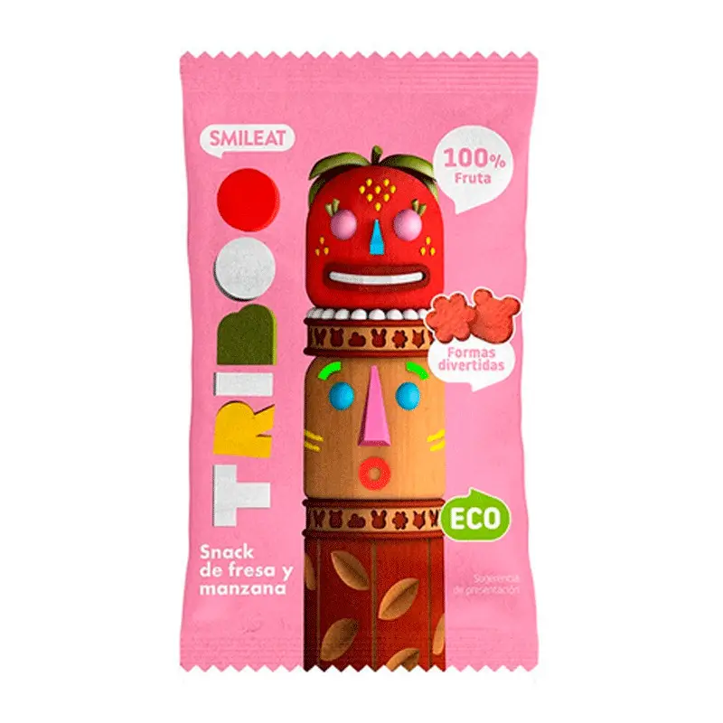 Smileat Sminolas Apple & Strawberry Eco, 25g